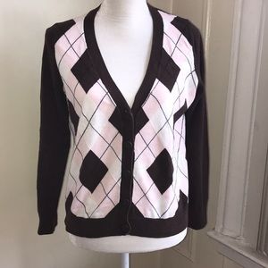 Tommy Hilfiger Argyle Cardigan